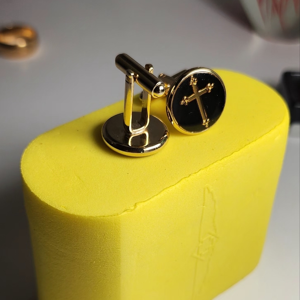 Gold Cufflinks - image 7